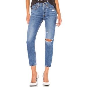 Levi’s Premium Vintage distressed skinny jeans